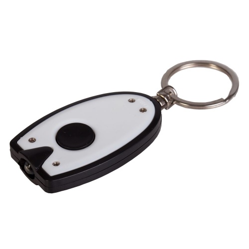 Брелок-фонарик Vivid, белый фото 3 Брелок-фонарик Vivid, белый фото 3