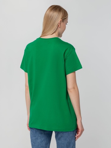 Футболка унисекс T-bolka 140, темно-зеленая фото 9