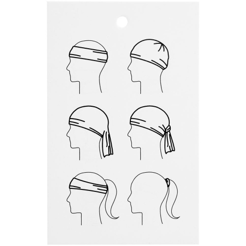 Многофункциональная бандана Dekko, синяя фото 2 Многофункциональная бандана Dekko, синяя фото 2