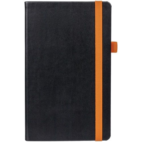 Ежедневник Ton недатированный, черный с оранжевым фото 3 Ежедневник Ton недатированный, черный с оранжевым фото 3