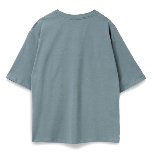 Футболка оверсайз Slope, серо-зеленая фото 3