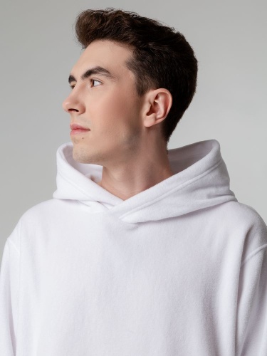 Худи флисовое унисекс Manakin, серое фото 11 Худи флисовое унисекс Manakin, серое фото 11