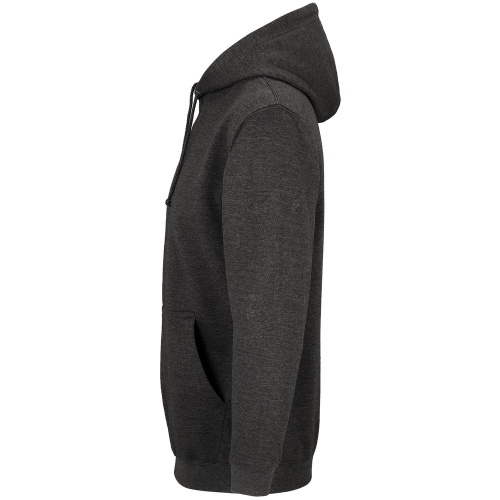 Худи унисекс Condor, черный меланж фото 4 Худи унисекс Condor, черный меланж фото 4