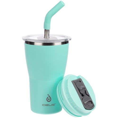 Термостакан Sapporo, бирюзовый Термостакан Sapporo, бирюзовый