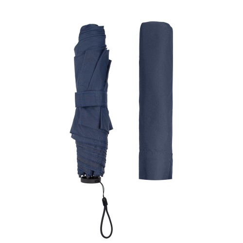 Зонт складной Luft Trek, темно-синий фото 7 Зонт складной Luft Trek, темно-синий фото 7