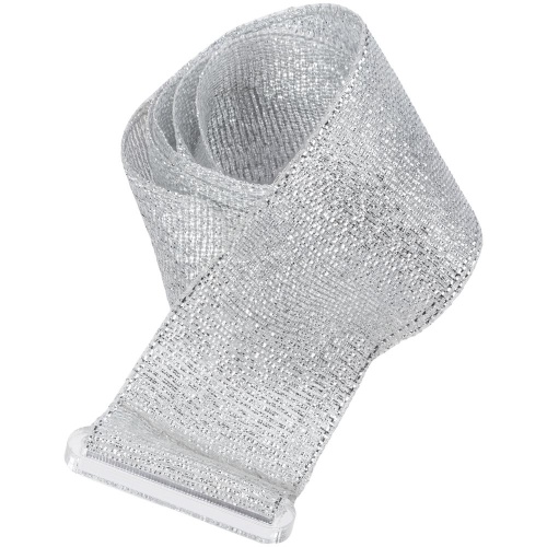 Лента для медали с пряжкой Ribbon, серебристая фото 3