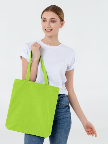 Холщовая сумка Avoska, зеленое яблоко фото 5