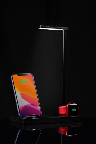 Зарядная станция с лампой Quick Trick, черная фото 11 Зарядная станция с лампой Quick Trick, черная фото 11