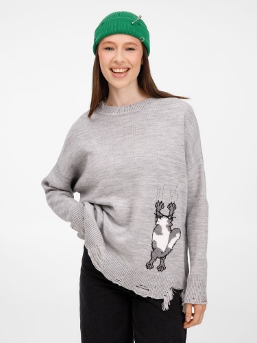 Джемпер Sharpick, серый фото 5 Джемпер Sharpick, серый фото 5