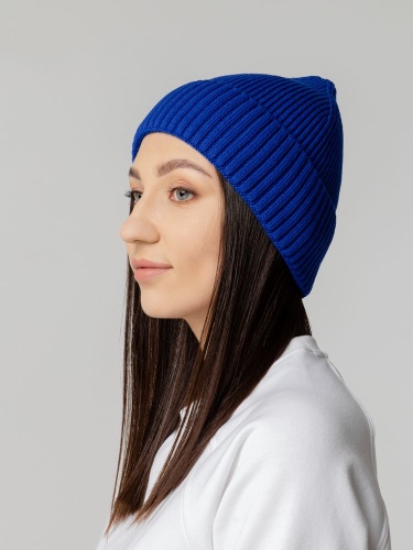 Шапка Hinge, синяя фото 6