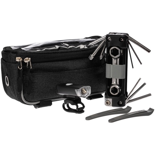 Набор велосипедиста BikeKit, большой, черный Набор велосипедиста BikeKit, большой, черный