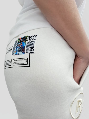 Лейбл тканевый Epsilon, XL, белый фото 6