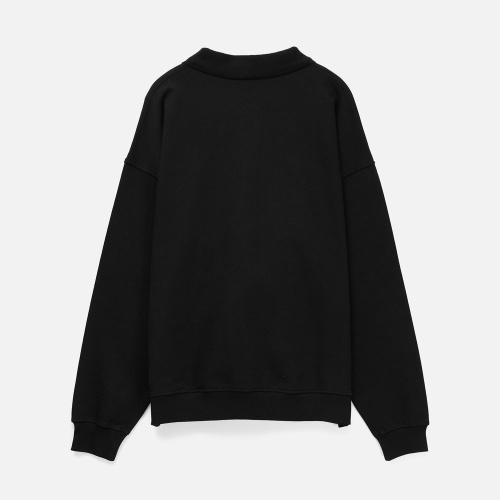 Свитшот оверсайз унисекс S6, черный фото 2