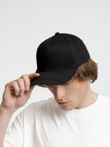 Бейсболка Seguro, черная фото 4 Бейсболка Seguro, черная фото 4