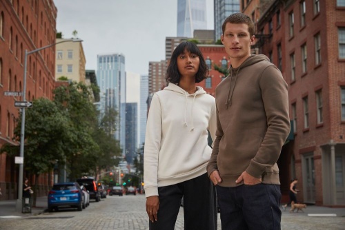 Толстовка с капюшоном женская BNC Inspire (Organic), желтая фото 7 Толстовка с капюшоном женская BNC Inspire (Organic), желтая фото 7