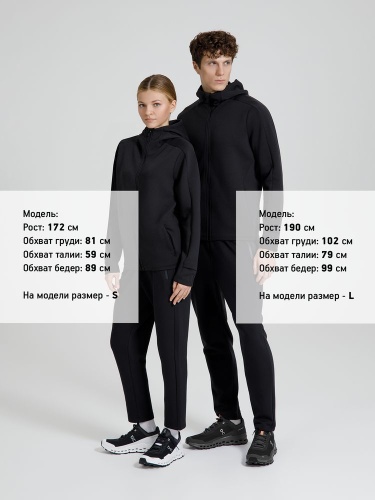 Куртка с капюшоном унисекс Begi, черная фото 6 Куртка с капюшоном унисекс Begi, черная фото 6