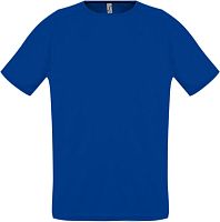 Футболка унисекс Sporty 140, ярко-синяя