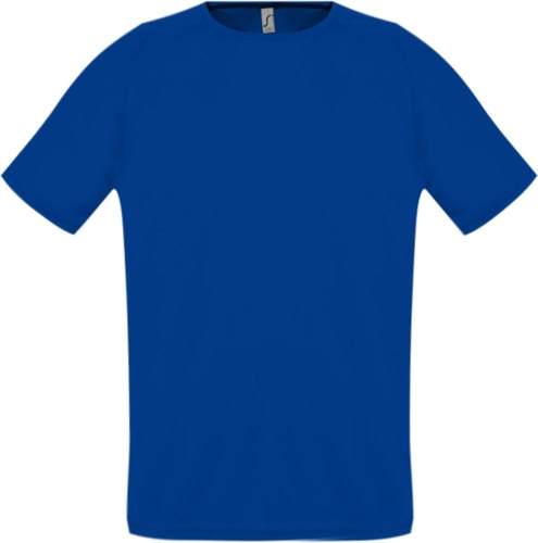 Футболка унисекс Sporty 140, ярко-синяя Футболка унисекс Sporty 140, ярко-синяя