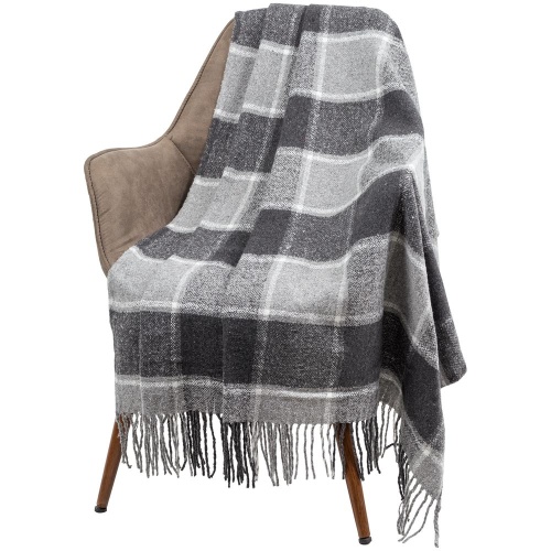 Плед «Палермо», серый фото 3