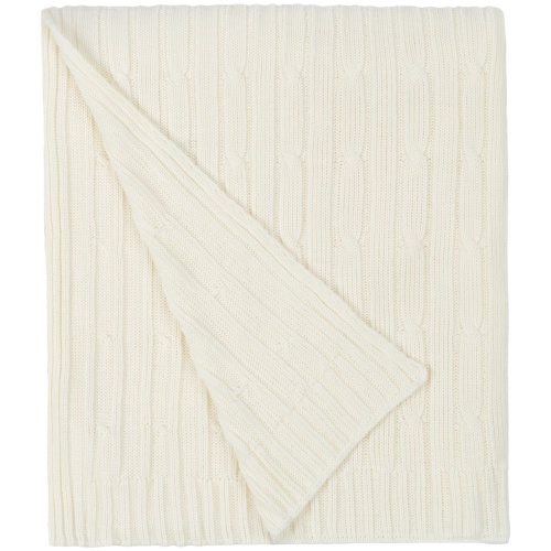 Плед Remit, молочно-белый