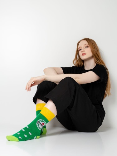 Носки Hee-hee, зеленые фото 4