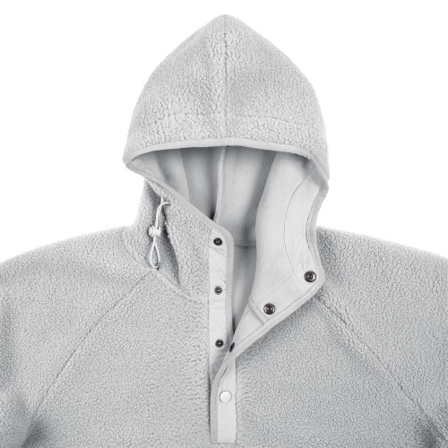 Анорак унисекс Oblako, светло-серый фото 3