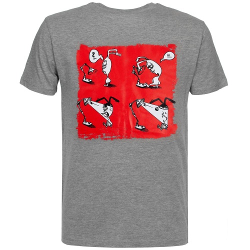 Футболка мужская «Яжопытный», серый меланж фото 3