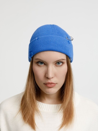 Шапка Pricker, синяя (аква) фото 5 Шапка Pricker, синяя (аква) фото 5