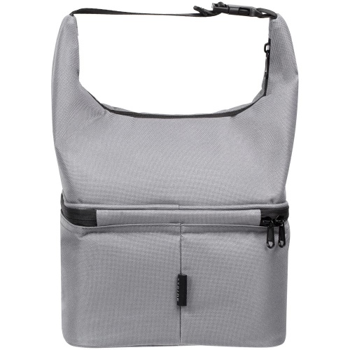 Термосумка с ланчбоксом Smakk, серая фото 5 Термосумка с ланчбоксом Smakk, серая фото 5