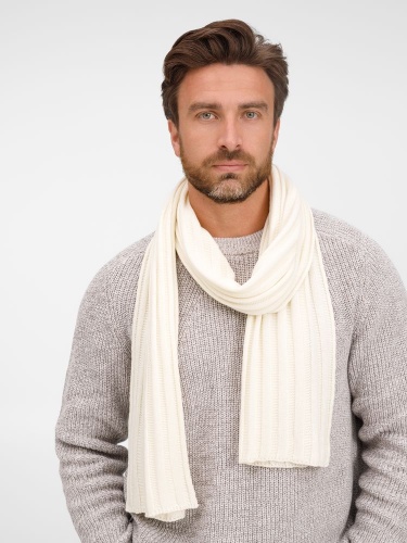 Шарф Metelitsa, белый (молочный) фото 3