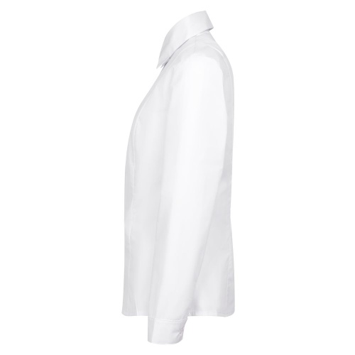 Рубашка женская с длинным рукавом Collar, белая фото 3 Рубашка женская с длинным рукавом Collar, белая фото 3