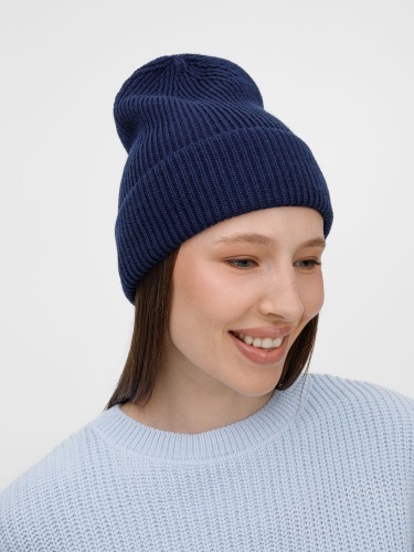 Шапка Nobilis Mono, темно-синяя фото 3