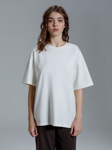 Футболка оверсайз Kangas, белая фото 4