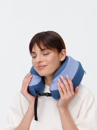 Дорожная подушка Piligrim, голубая фото 5 Дорожная подушка Piligrim, голубая фото 5