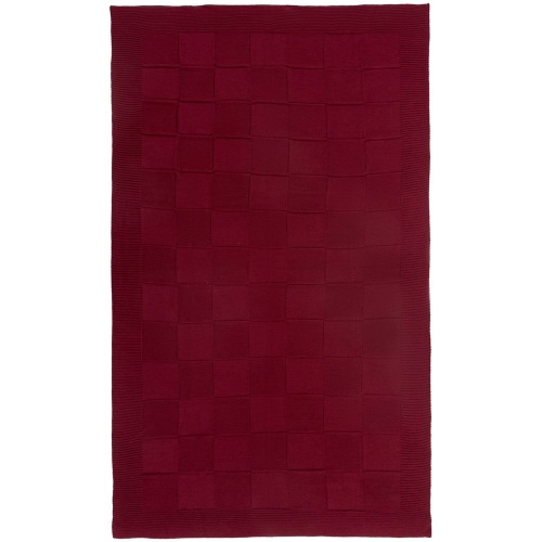 Плед Chess Queen, ver.2, бордовый фото 4