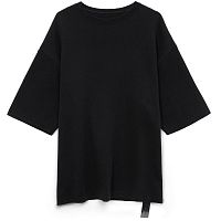 Джемпер с коротким рукавом Siluetti Volumica, черный