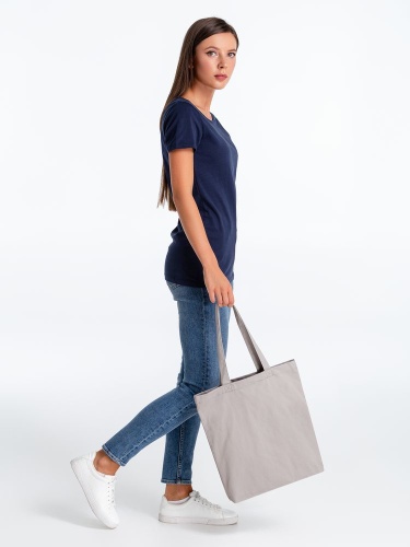 Холщовая сумка Avoska, серая фото 7