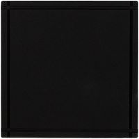 Лейбл из ПВХ Dzeta, L, черный