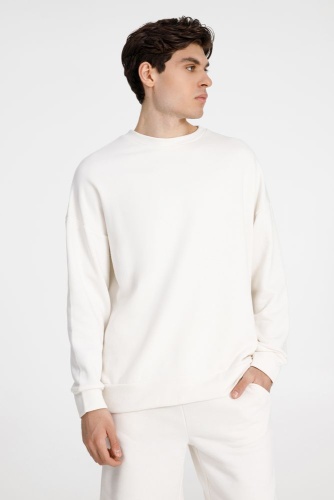 Свитшот унисекс S2, молочно-белый Свитшот унисекс S2, молочно-белый