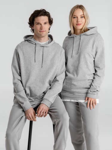 Толстовка с капюшоном унисекс Hoodie, серый меланж фото 17 Толстовка с капюшоном унисекс Hoodie, серый меланж фото 17