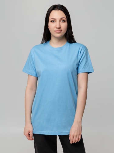 Футболка унисекс T-bolka 140, голубая фото 7