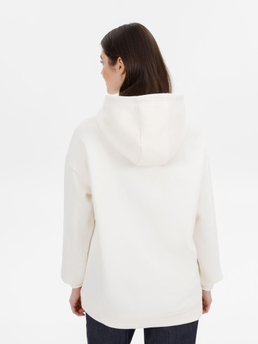 Худи оверсайз унисекс Snuggie, молочно-белое фото 4