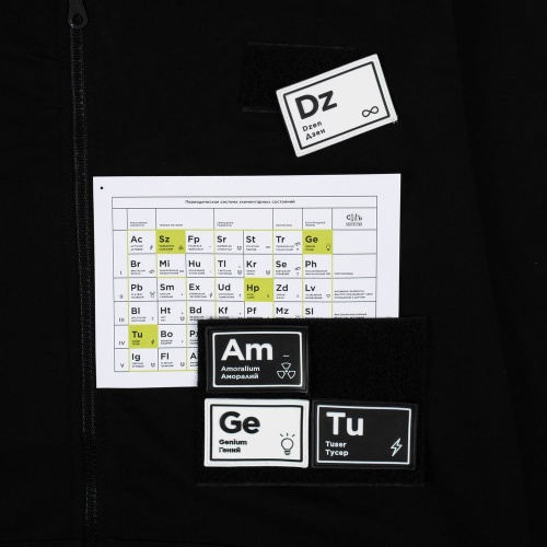 Комплект из 4 шевронов «Химия состояний» фото 4 Комплект из 4 шевронов «Химия состояний» фото 4