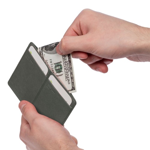 Обложка для автодокументов Devon Light, серая фото 7