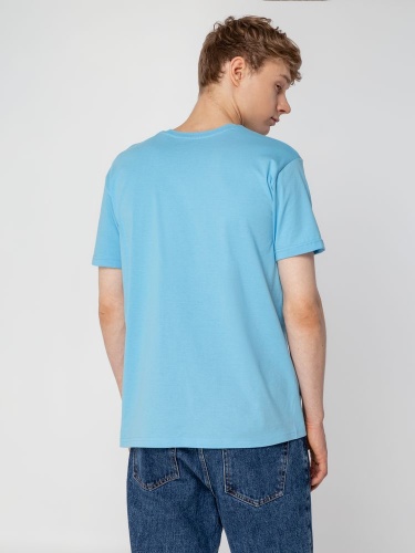 Футболка унисекс T-Bolka 160, голубая фото 8