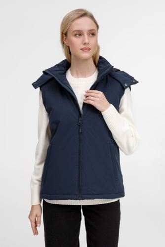 Жилет унисекс Sfera, темно-синий Жилет унисекс Sfera, темно-синий