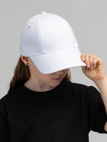 Бейсболка детская Capture Kids, белая фото 6 Бейсболка детская Capture Kids, белая фото 6