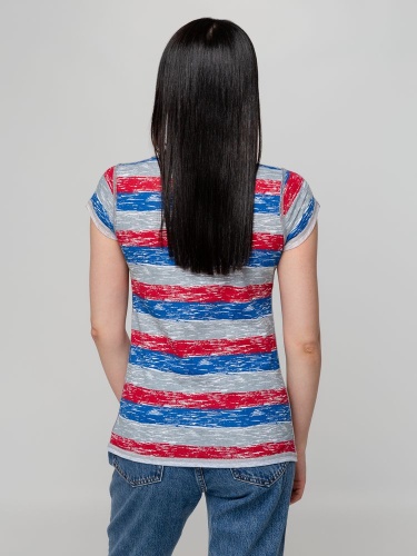 Футболка женская Rayet Lady двусторонняя, красная с синим фото 11