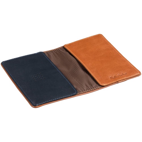 Обложка для паспорта Kalsa Palermo, синяя фото 3 Обложка для паспорта Kalsa Palermo, синяя фото 3