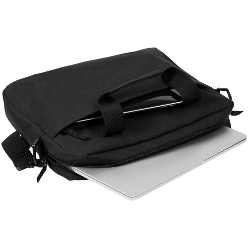 Сумка для ноутбука Delegate, черная фото 3 Сумка для ноутбука Delegate, черная фото 3